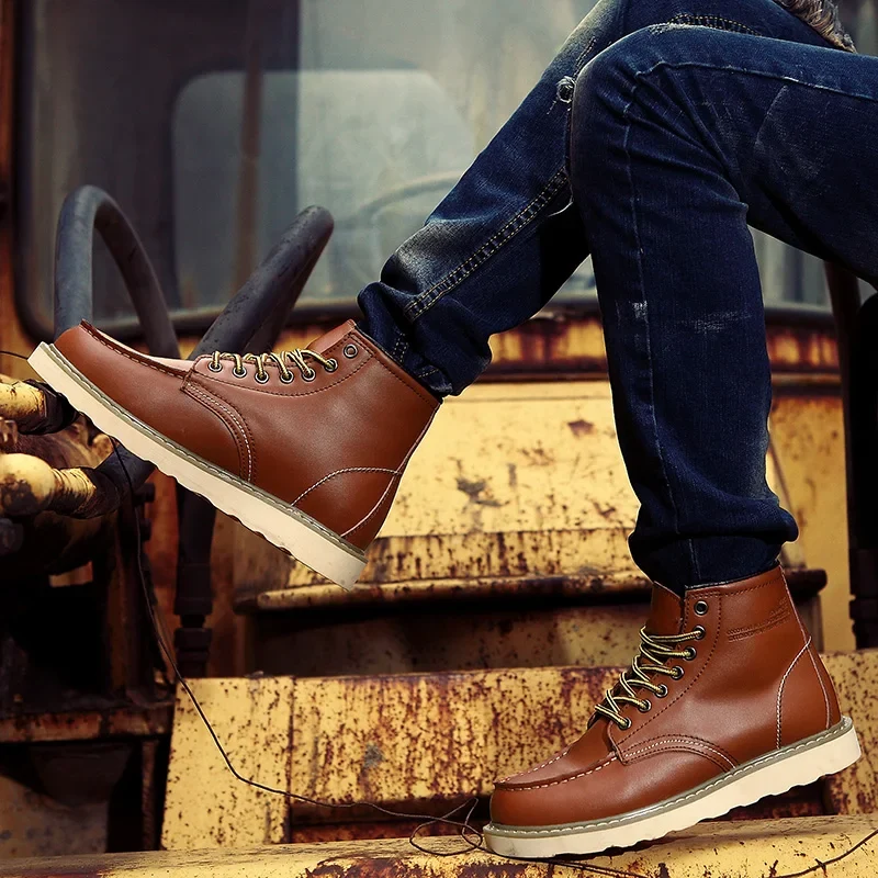 Leather Retro Boots