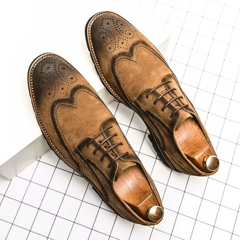 Suede Oxford Shoes