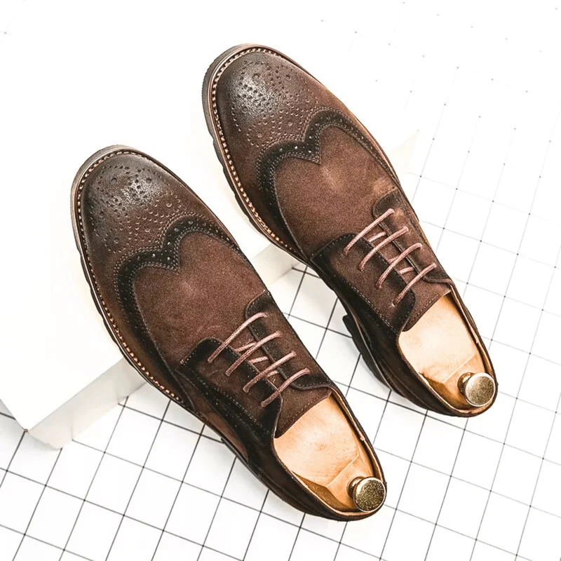 Suede Oxford Shoes