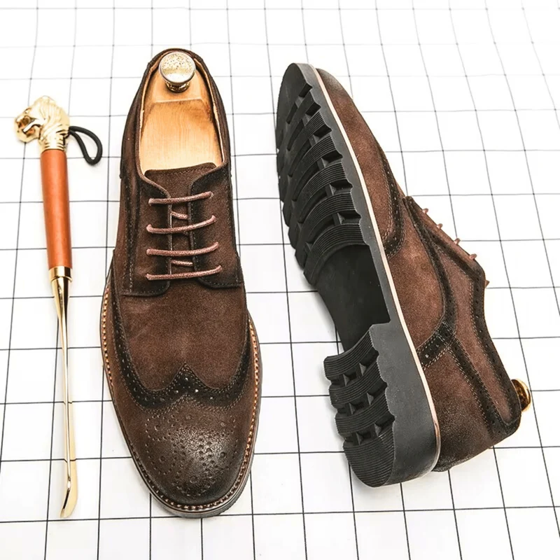 Suede Oxford Shoes