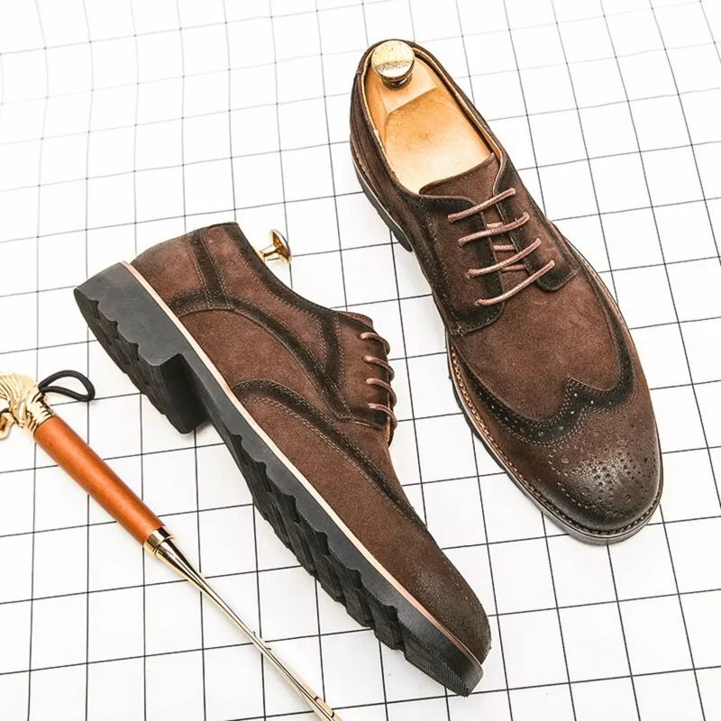 Suede Oxford Shoes