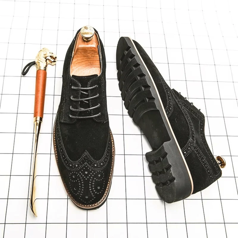 Suede Oxford Shoes