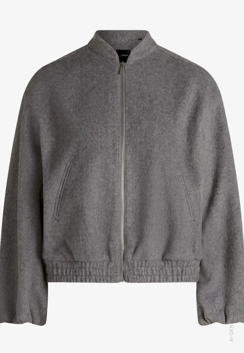 College Jacke Damen mit Reißverschluss