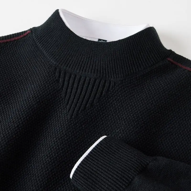 Elegant Jacquard Sweater