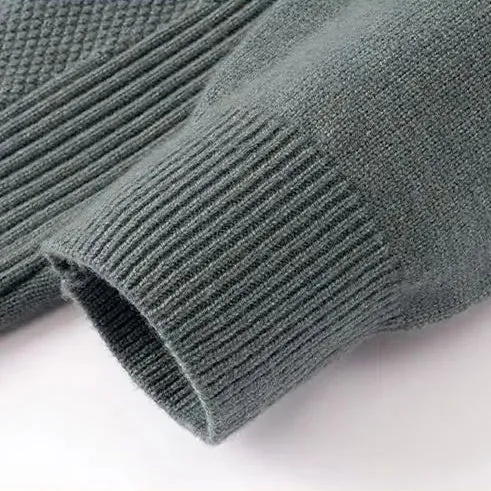Elegant Jacquard Sweater