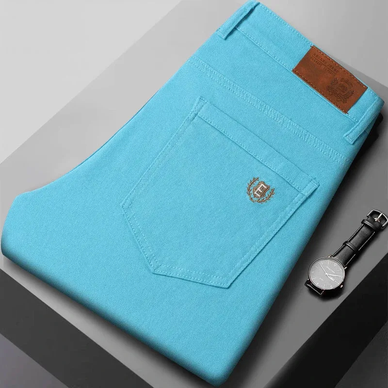 Elegant Denim Stretch Jeans