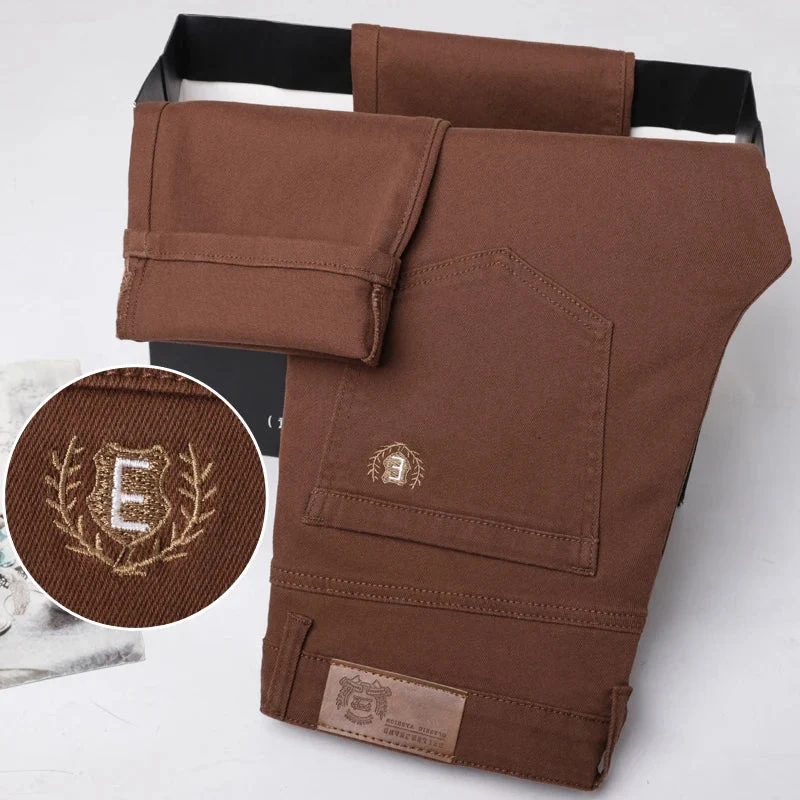 Elegant Denim Stretch Jeans