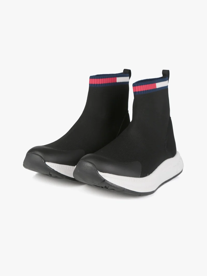 SOCK SNEAKERS Sneakers slip on donna a calzino - nero