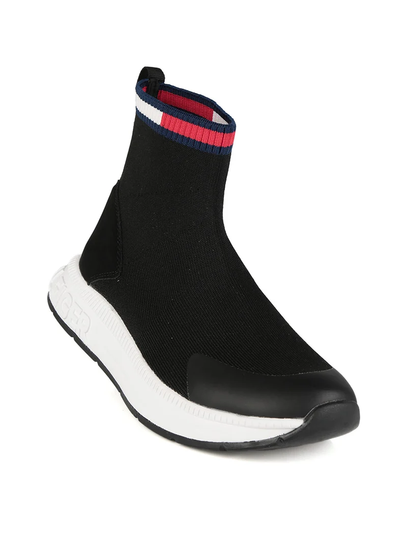 SOCK SNEAKERS Sneakers slip on donna a calzino - nero
