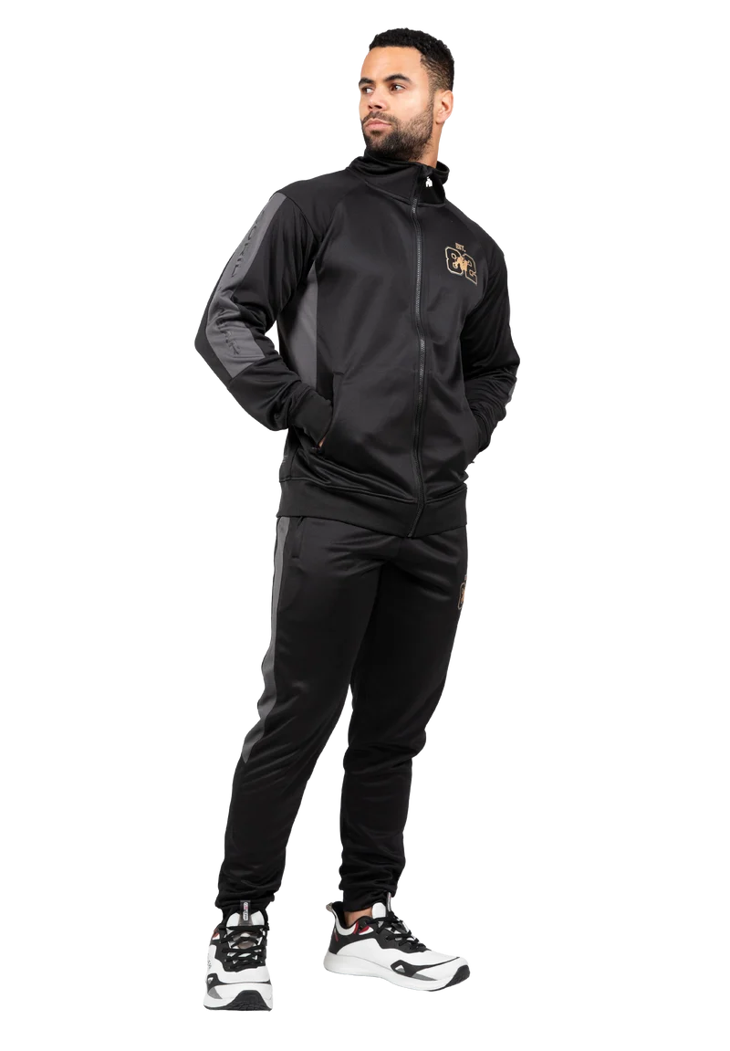 Devon Tracksuit - Black/Gray