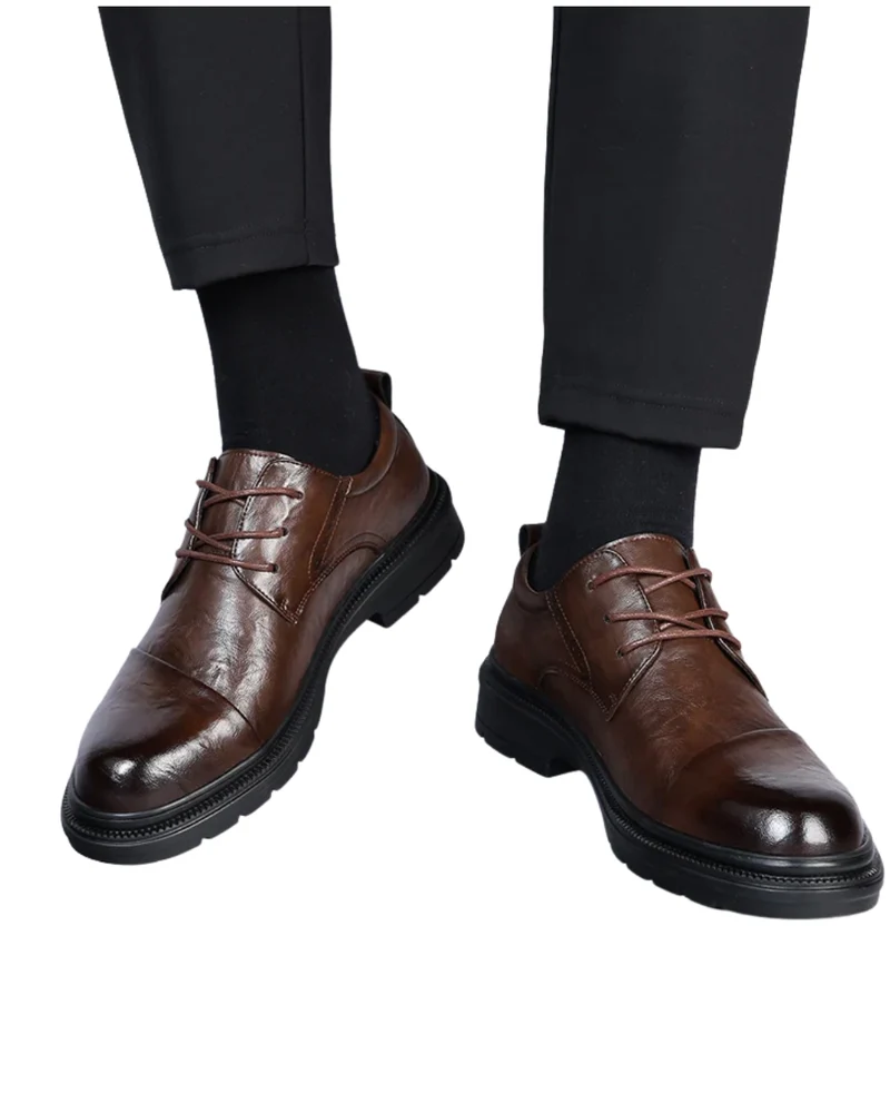Elegant British Style Leather Shoes