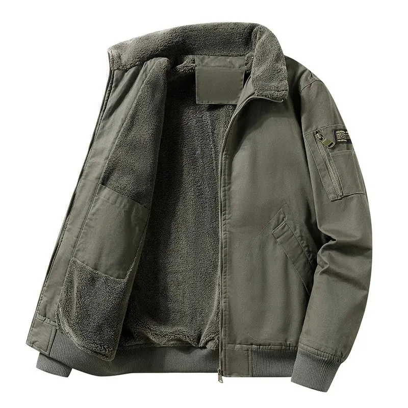 Fleece Lined Cotton Jacket