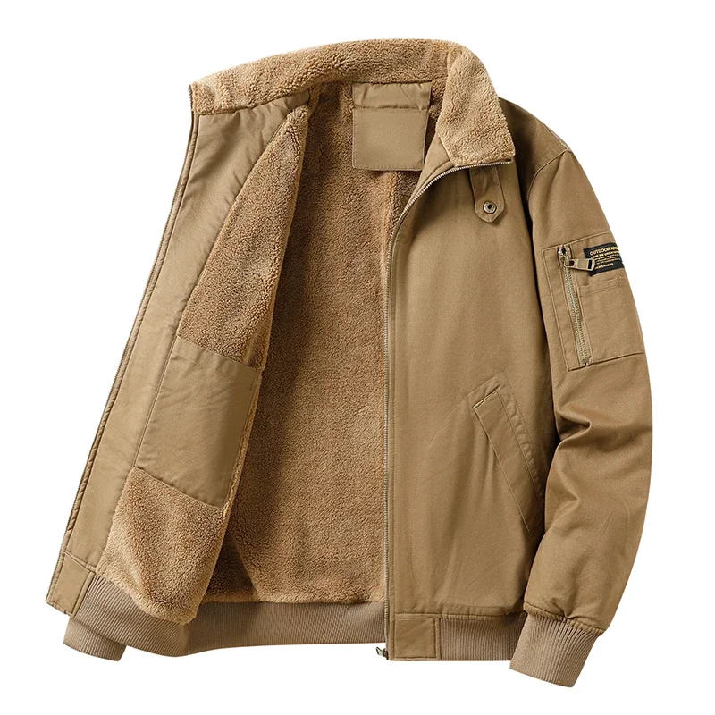 Fleece Lined Cotton Jacket
