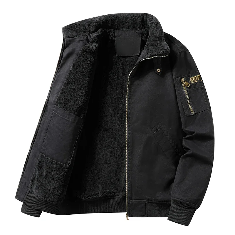 Fleece Lined Cotton Jacket