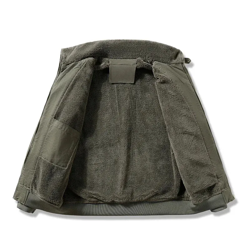Fleece Lined Cotton Jacket