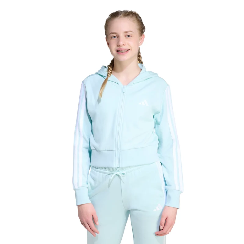 ADIDAS JG 3S FT FZ CRO Hoodie für Kinder