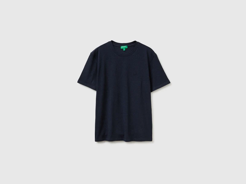 Melange-T-Shirt mit lockerer Passform