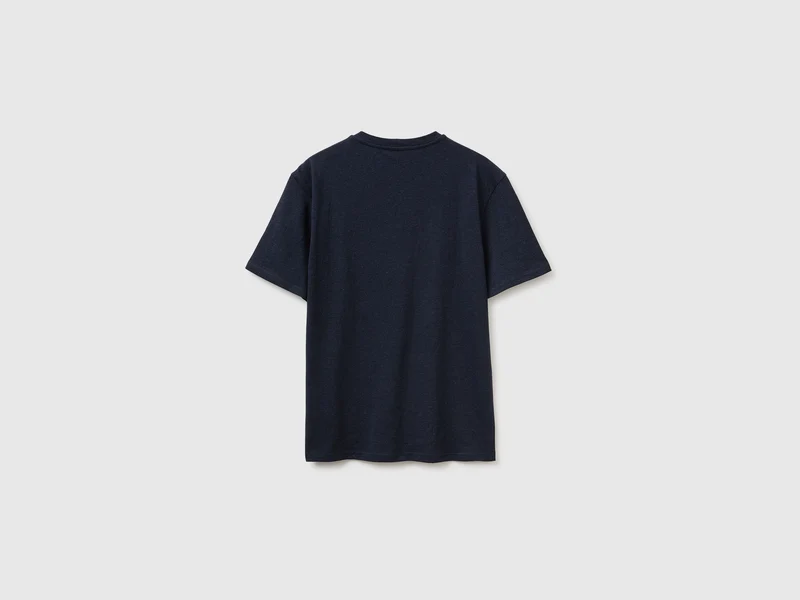 Melange-T-Shirt mit lockerer Passform