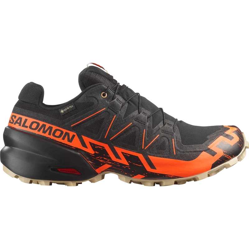 SALOMON SPEEDCROSS 6 GTX Trailrunning Schuh Black/Shoran