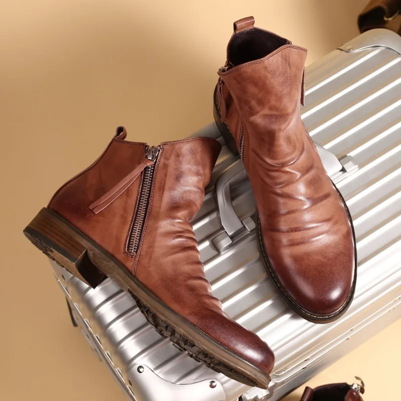 Leather Chelsea Boots