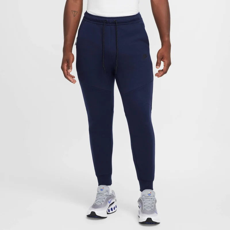 NIKE M Nk Tch FLC Jogger - Dunkelgrau/Schwarz