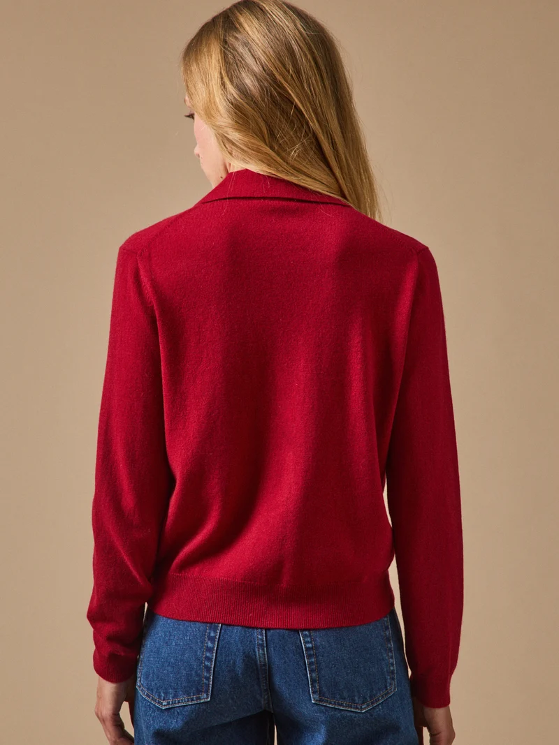 Damen-Cardigan aus RWS*-Wolle und Cashmere