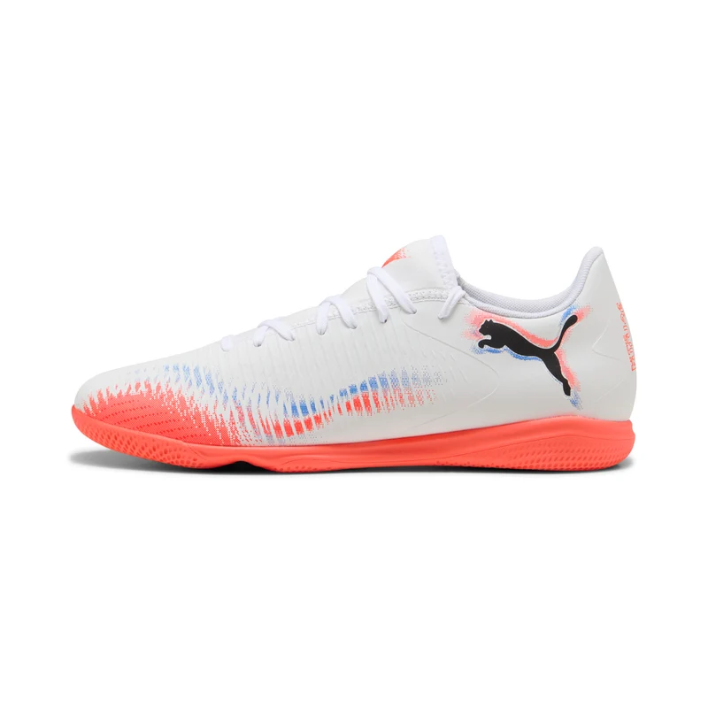 PUMA FUTURE 8 PLAY IT Fußballschuhe Weiß-Schwarz-Rot