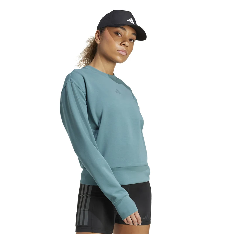 ADIDAS D4T Knit Crew Sweatshirt mit CLIMACOOL