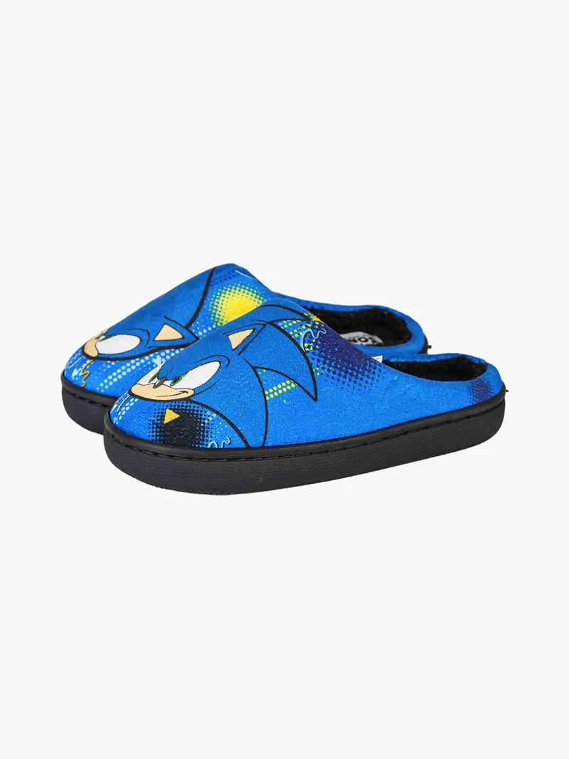 Pantofole da bambino aperte dietro - blu