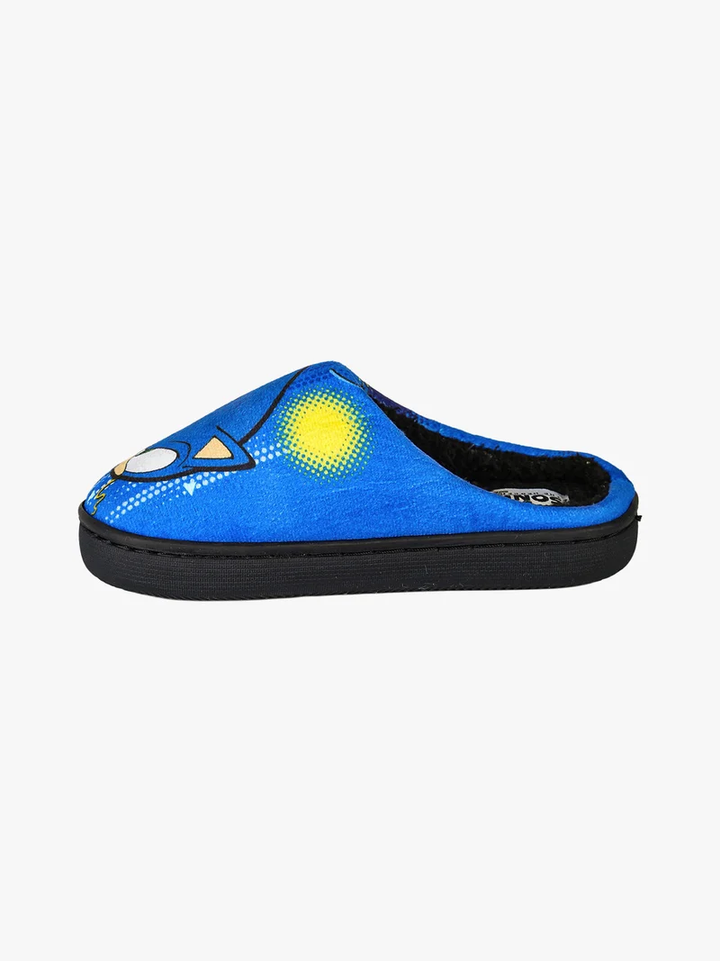 Pantofole da bambino aperte dietro - blu