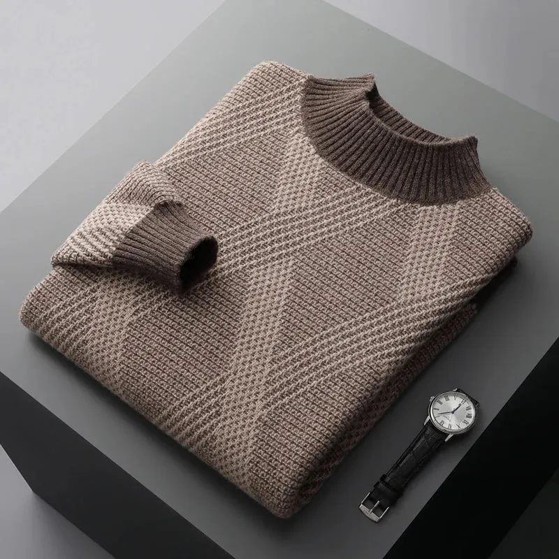 Cuzco High Collar Cashmere Sweater