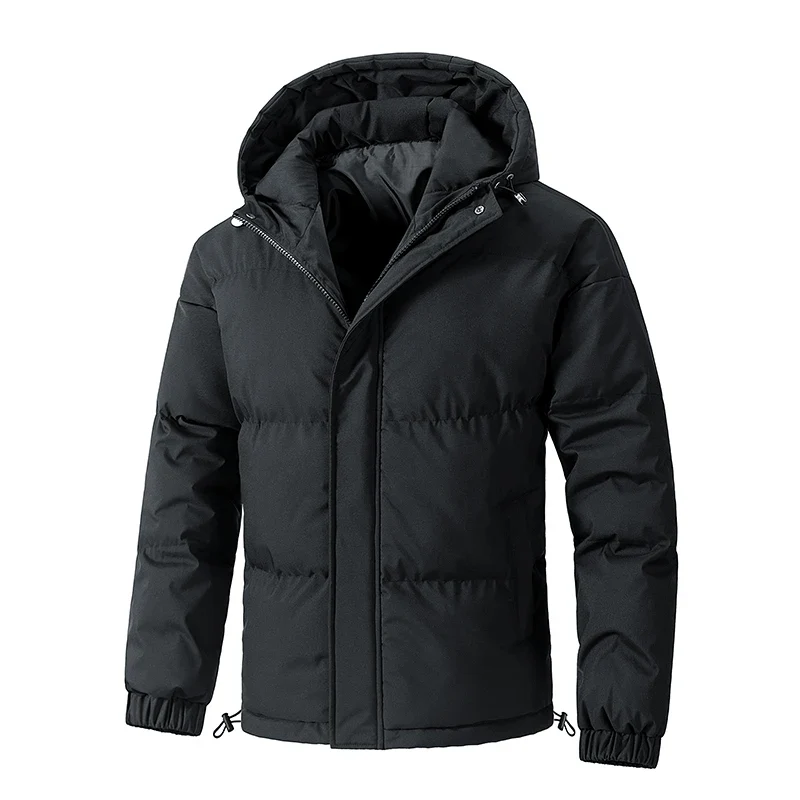 Elegant Hooded Parkas Jacket