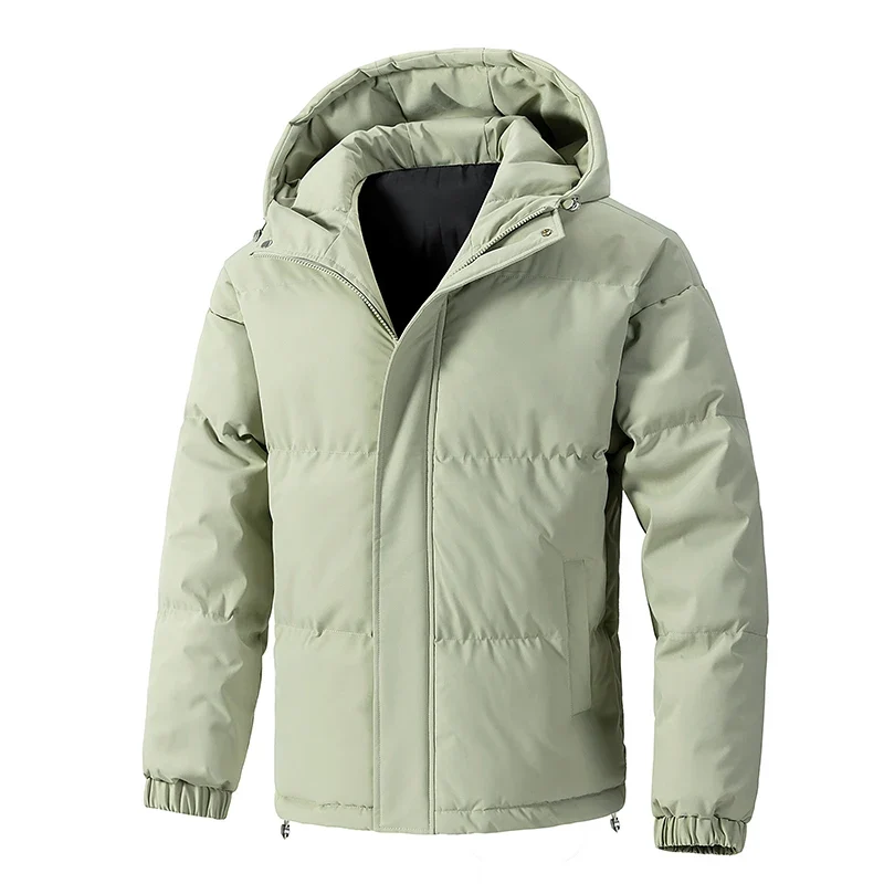 Elegant Hooded Parkas Jacket