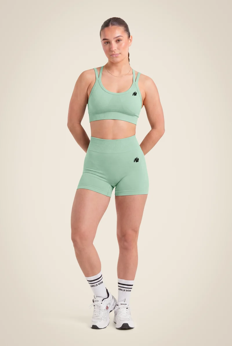 Whitney Seamless Shorts - Green