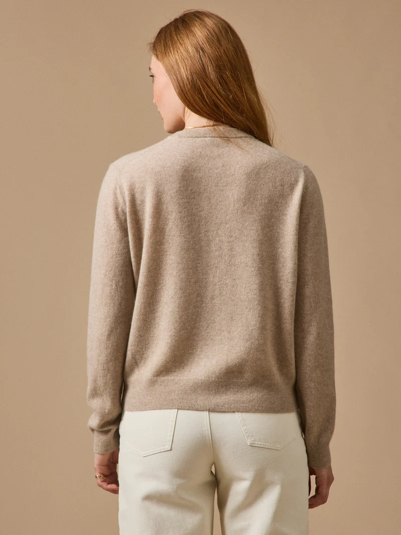 Geknöpfter Damen-Cardigan - Cashmere-Kollektion