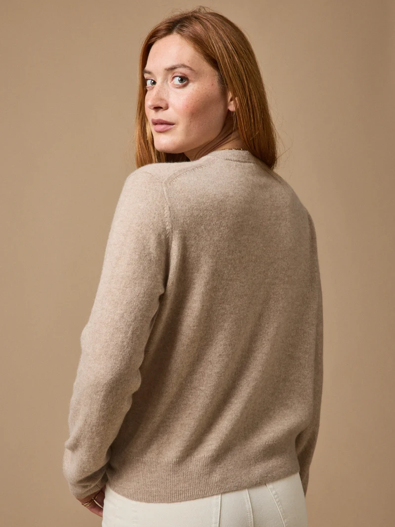 Geknöpfter Damen-Cardigan - Cashmere-Kollektion