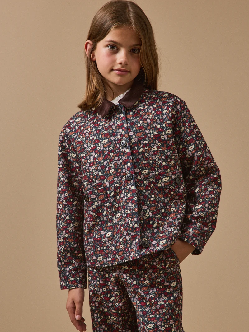 Mädchenjacke « Petal & Daisy » – Made with Liberty® Fabrics