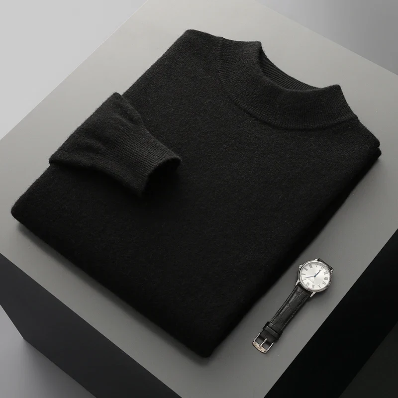 Stand Up Collar Cashmere Sweater