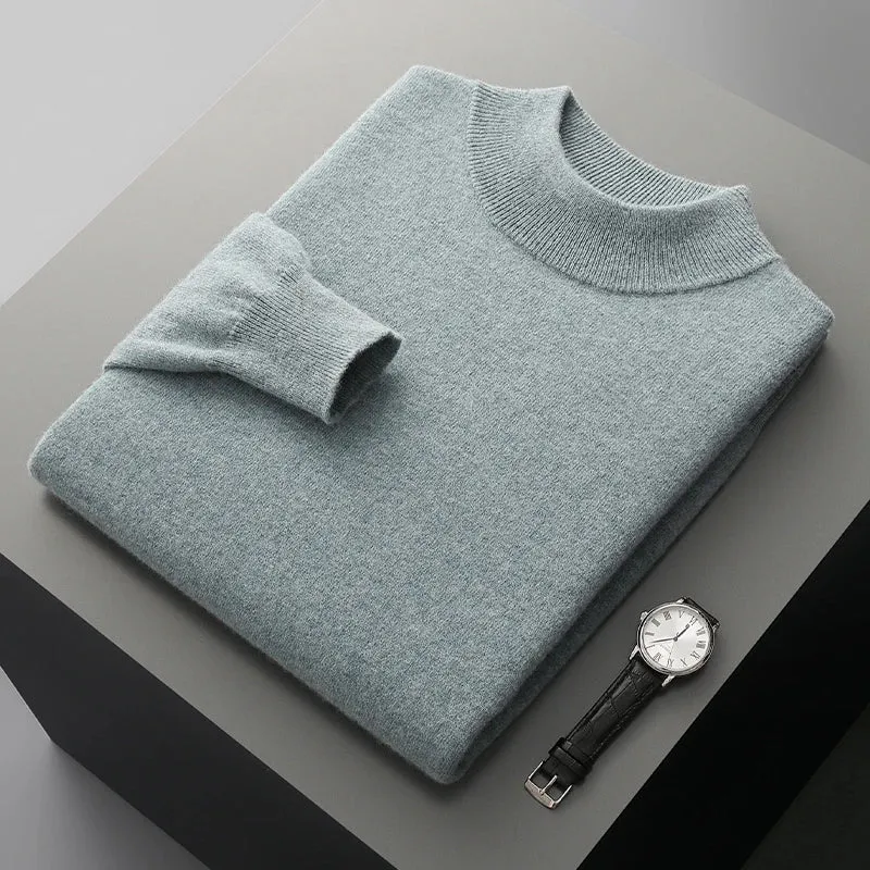 Stand Up Collar Cashmere Sweater