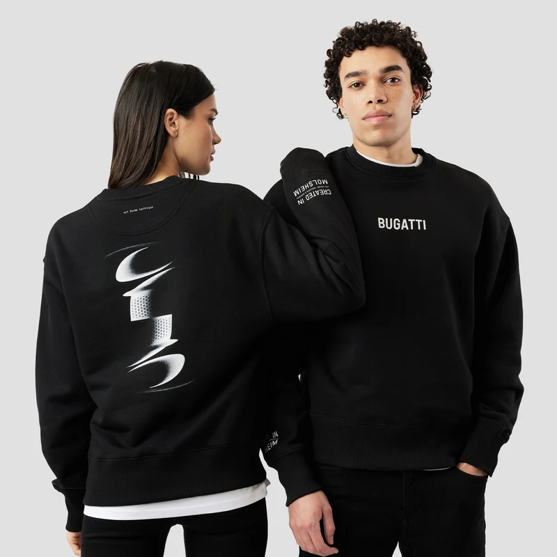 ABSTRACT GRAPHIC OVERSIZED SWEATSHIRT