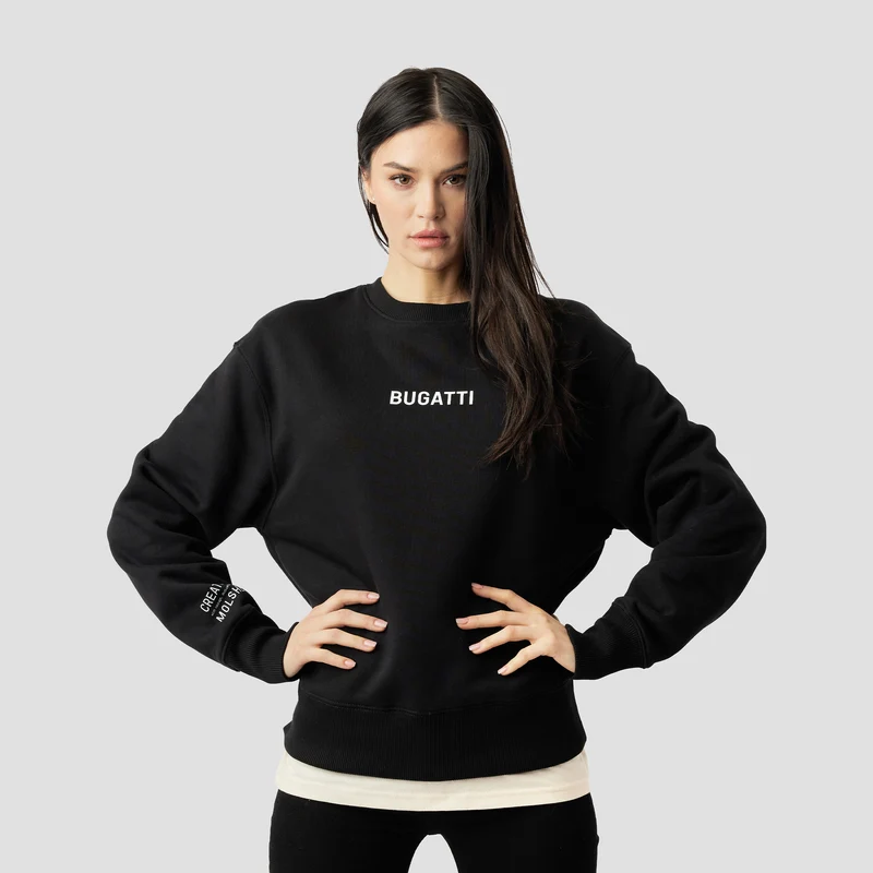 ABSTRACT GRAPHIC OVERSIZED SWEATSHIRT