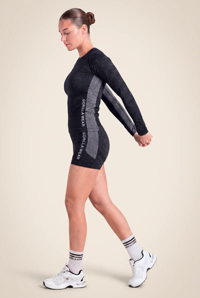 Selah Seamless Long Sleeve - Black