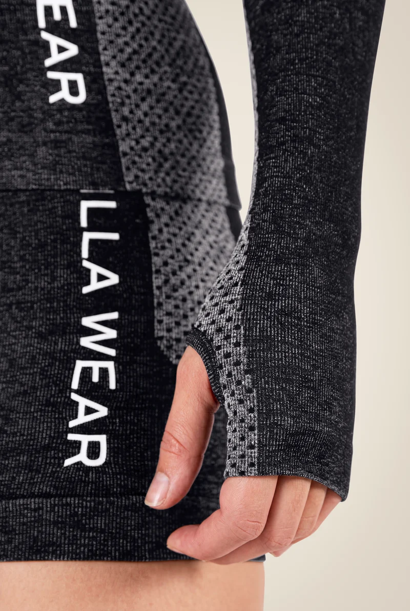 Selah Seamless Long Sleeve - Black