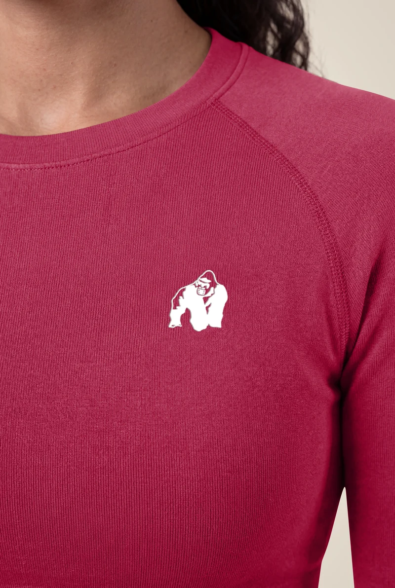 Hilton Seamless Long Sleeve - Fuchsia