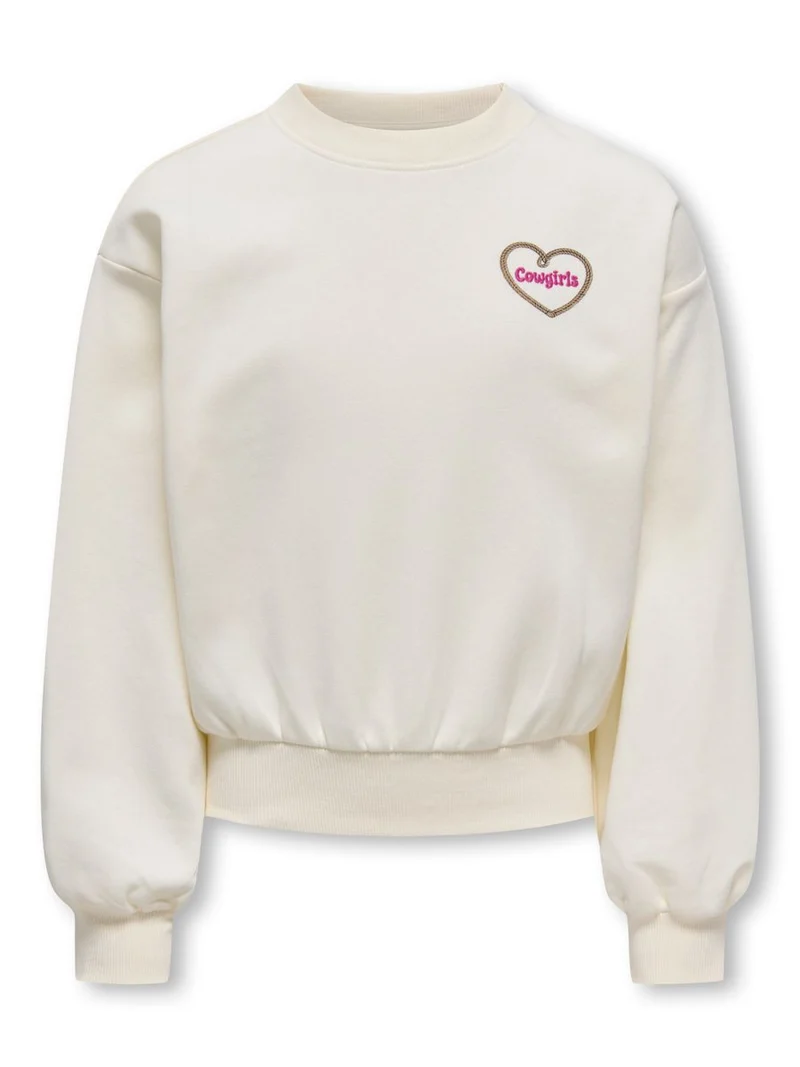 KOGFLORINE LS O-NECK PRINTED SWT