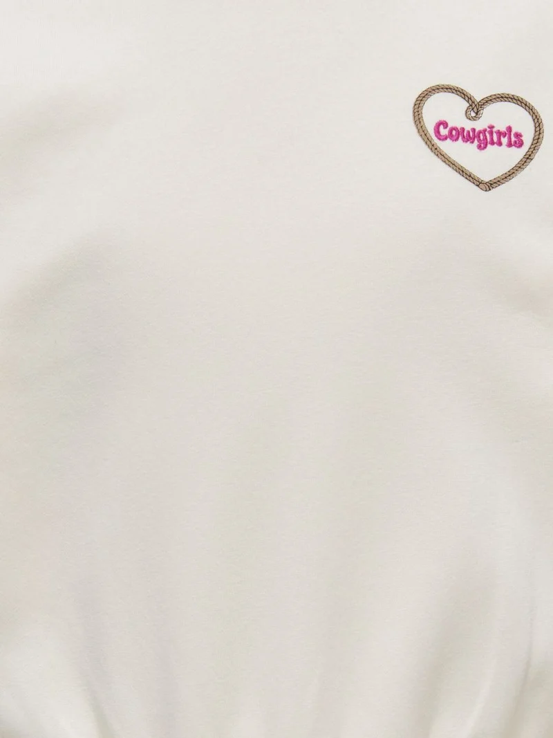 KOGFLORINE LS O-NECK PRINTED SWT