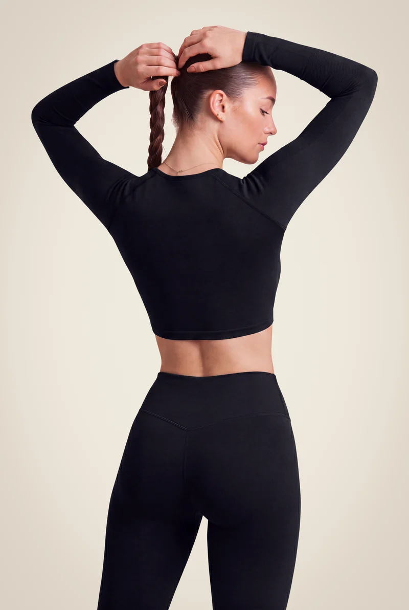 Hilton Seamless Long Sleeve - Black