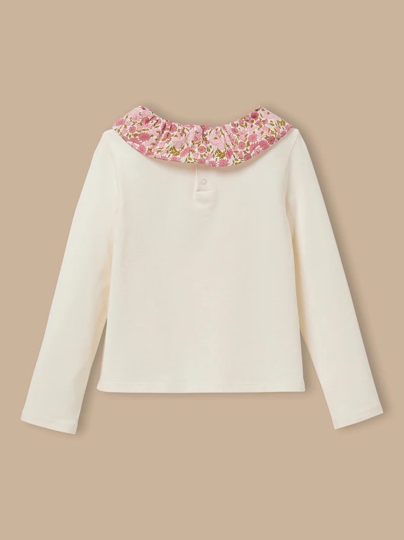 Mädchen-T-Shirt mit Liberty®-Kragen