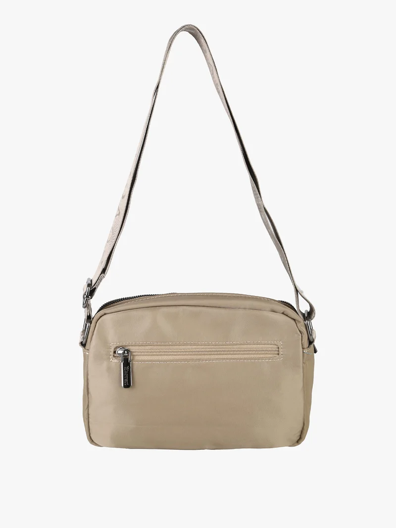 Borsa a tracolla da donna in nylon - khaki