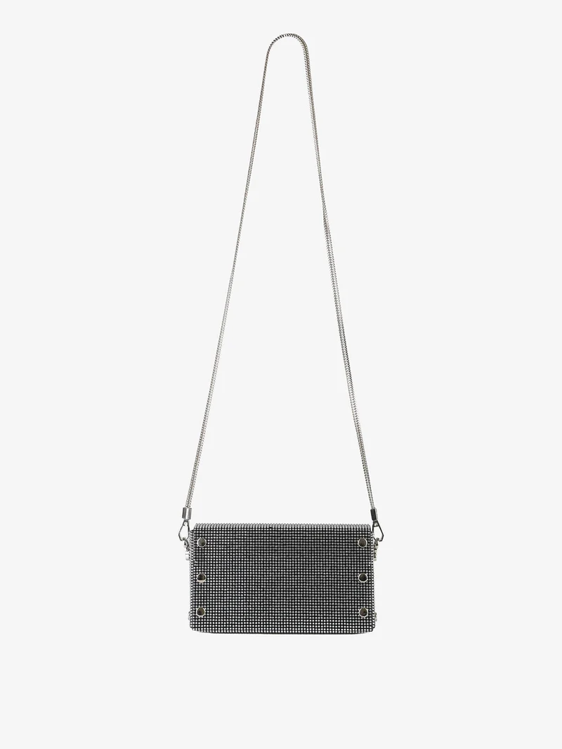 Pochette elegante da donna con strass - multicolore